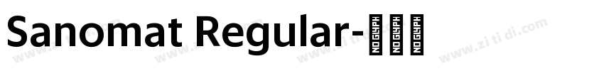 Sanomat Regular字体转换